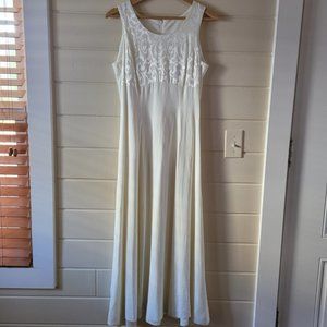 Vintage Ivory Elopement Dress